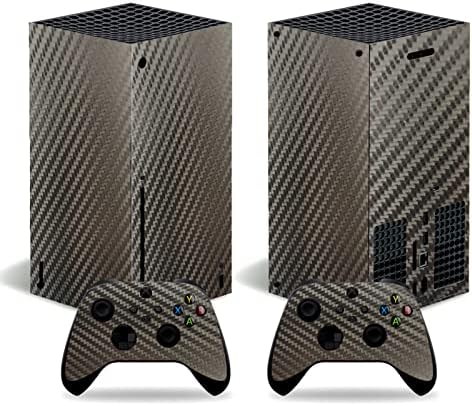 Черни Кожи Guugoon, Съвместими с конзола контролер Xbox Series X, Винил-прозорец винетка за Xbox Series X