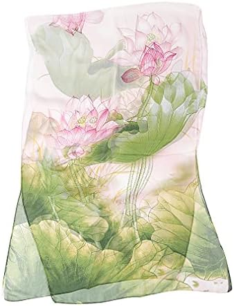 E-Clover Herebuy - Уникални дамски шалове с цветен модел: Шифоновый шал с принтом цветя и птици