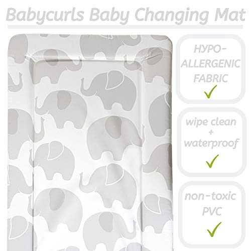 Подложка за свободни Babycurls с поролоновыми вдигнати меки ръбове за бебета от раждането и по-горе, протираемый и непромокаема