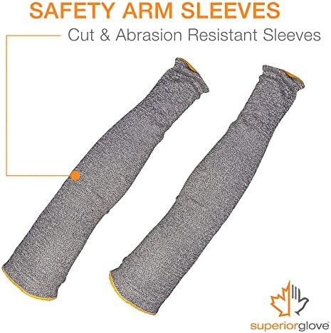 Устойчиви на гумата ръкави – Защитни armlets за работа в градината, нескользящие, удобни за охлаждане Дължина 18 инча (1 чифт - голям размер)