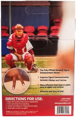 Етикети Mpowered Baseball Game Signs от Catcher's Enhanced Signal Доставка Stickers (опаковка от 100 броя)