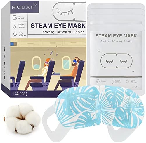 Парна маска за суха очите Meto (12 опаковки), Парна маска за очите, СПА-топла маска за очи, Снимающая умората на очите и тъмните кръгове,