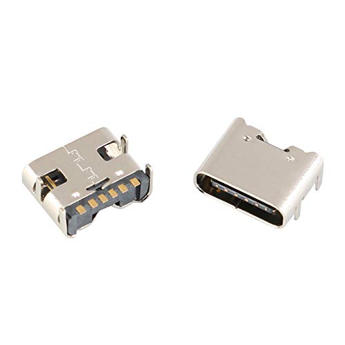 10 бр./лот 6-Пинов Конектор за SMT-конектор Micro USB Type C 3.1 Гнездовое Настаняване SMD DIP за Дизайн на печатната платка САМ висока