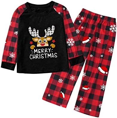 Семейни Пижамные Панталони, Подходящи за Коледа, Семейни Коледни Пижама Комплект Семейни Коледни Пижам на 3