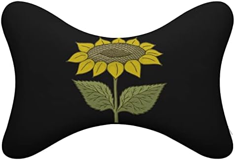 Автомобилната въздушна Възглавница за шията Sunflower, Комплект от 2 Удобни Възглавници За Подкрепа на врата, облегалката за глава,