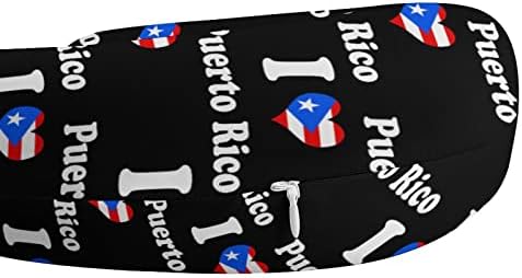 I Love Puerto Rico Възглавница за Пътуване Пуерто, Възглавница За Подкрепа на Главата и врата, въздушна Възглавница с ефект