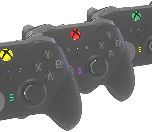 Екстремни Custom led етикети с бутон Home Guide, съвместими с контролер Xbox One Elite Series 2, Прозрачен Цветен Стикер с лого, съвместима