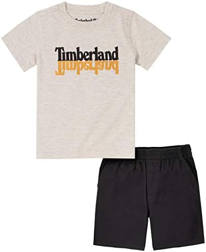 Timberland/ Кратък комплект от 2 теми за малки момчета, Шорти и Най, Меки и удобни