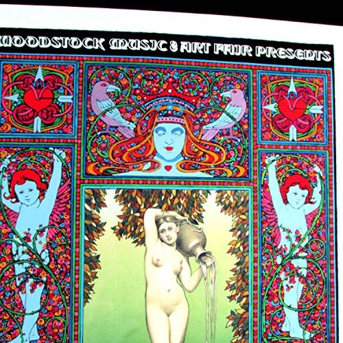 Плакат Woodstock Wallkill Голям Плакат New Artist Proof, Създаден и подписан от ръката на оригинални иллюстратором Дейвид Бердом