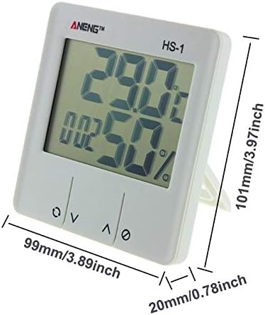 WODMB Термометър За помещения LCD Електронен Измерител на Температурата И Влажността Дигитален Термометър, Влагомер метеорологичната станция