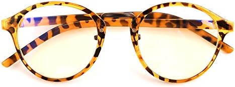 Очила Gudzws със защита от сини лъчи на светлината, ретро кръгли, облекчава умората на очите, унисекс