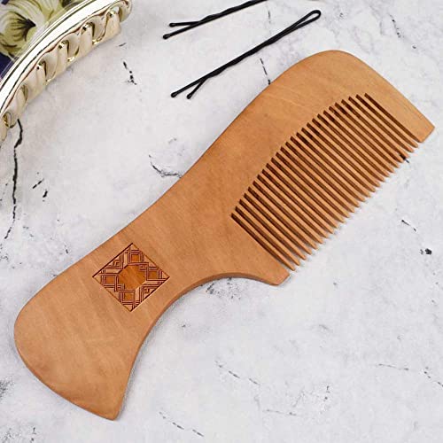 Дървена четка за коса Квадрат с дизайн в стил ар-деко (HA00041997)
