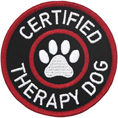 TailWag Planet Сертифицирана Терапевтична Куче, Офис Морала на Кучета, Тактическа Нашивка, Бродирана Жилетка / Колан, Икона, Закопчалки,