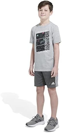 Тениска с логото на Futon Джърси adidas за Момчета с къс ръкав