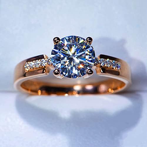 2023 Ново Дамско Брилянтният Пръстен С Цирконий и диамантен пръстен, Персонални Годежен Пръстен на Принцеса Пръстен върху Показалеца
