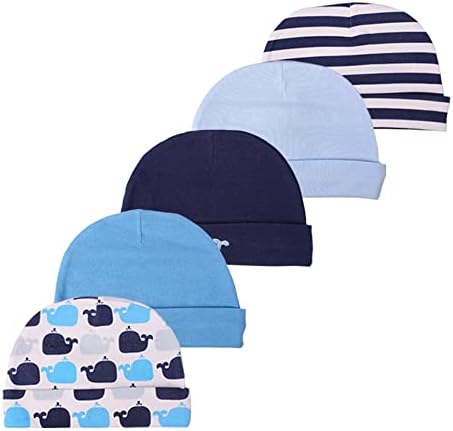 Комплект шапки за еднократна употреба и Варежек от Мек памук за новородени, Различни Комплекти за Новородени Момчета и Момичета (0-6