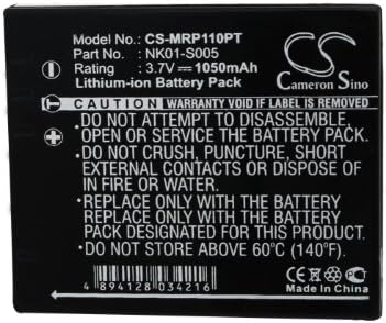 BWXY Съвместима Замяна на батерията 3M NK01-S005, NK03-S005 MPro 110 Микропроектор 1050 mah