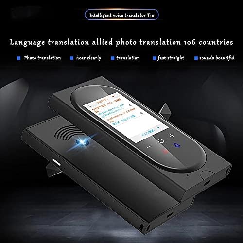 ASUVUD T10 Smart Online Translator - Многоезичен симултанен превод и преводач на снимки (цвят: D)