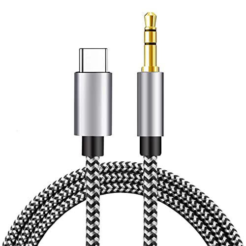USB кабел C-3.5 мм Aux вход, съвместим с Pixel 6 5 4 3 2 XL, iPad Pro 2021 2022 2020 2018, Samsung, Sony, HTC Мото и други, Кабел
