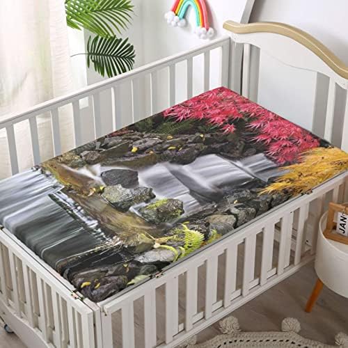 Мини-Чаршафи за легла с тематични Тропическите гори, Портативни мини-Чаршафи За легла, Мека Чаршаф За детски Матрак, Чаршаф, за да бебешко