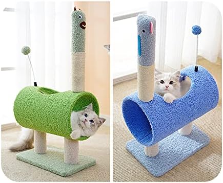 Етажната собственост Cat Tree Cat Tower, Серия Animal Когтеточки за котки на Дърво, Покрити с Сизалем, Център Катерене Коте за