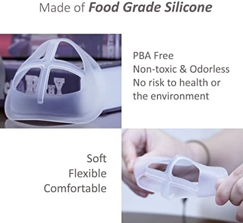 Силиконов Скоба за маски Вътрешна Поддържаща Рамка за Домашно Тъкан Маска Cool Mask Hack Повече пространство за комфортен дишане