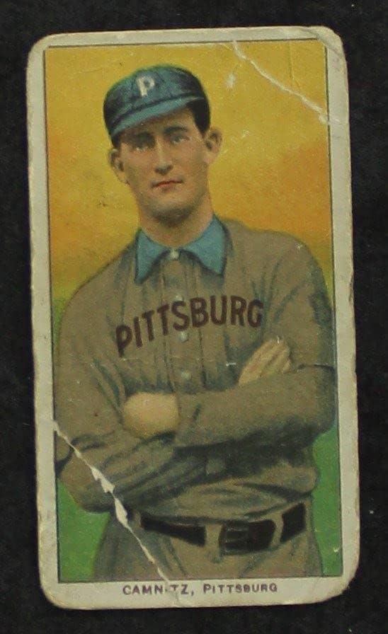 1909 T206 ФАЛ Хоуи Камниц Питсбърг Пайрэтс (Бейзболна картичка) (Сгънати ръце на гърдите) - БЕДНИТЕ пирати