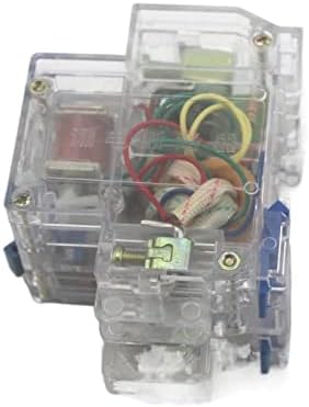 Junniu Прозрачен автоматичен прекъсвач остатъчен ток 1P + N 25A 230V ~ 50 Hz/60 Hz със защита от претоварване работен ток и изтичане на