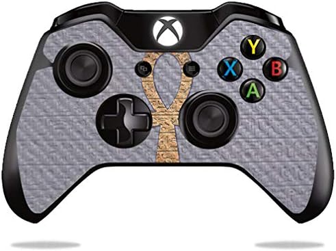 Обвивка от въглеродни влакна MightySkins контролера на Microsoft Xbox One или One S - Ankh | Защитно, Здрава Текстурирани покритие