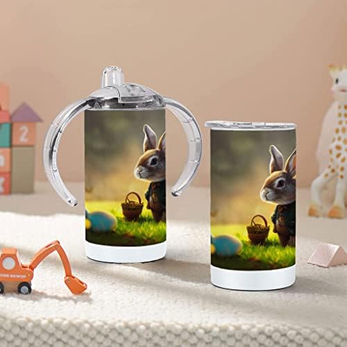 Сладък Великден Бъни Art Sippy Cup - Цветни Детски Sippy-Чашка - Графичен Sippy-Чашка