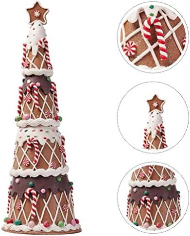 Коледен Декор Didiseaon Голяма Статуетка Коледно Пластмасови Сладолед Дизайн Бонбони Глинена Украса На Коледната Елха Интериор