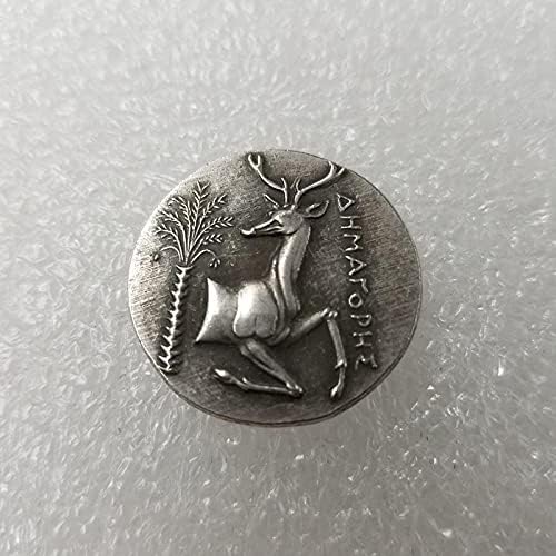 Теми на Гръцката Монета С Медна Покритие От Сребро за производство на Сувенири от Стари монети Събиране на 450 монети Възпоменателна