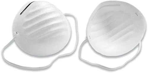 Еднократна респираторная маска на Honeywell на Дребно за търговци на дребно, 5 опаковки (RWS-54000), Бял