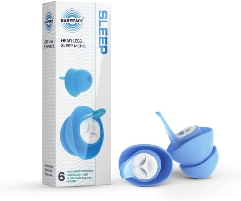 Тапи за уши EARPEACE Sleep - Удобни тапи за уши за сън - тапи за уши с шумопотискане за сън