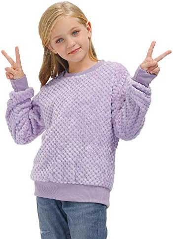 Топъл Пуловер Пухкаво Задължителни за момичета БессерБай, Уютен Пуловер от шерпи 3-12 Години