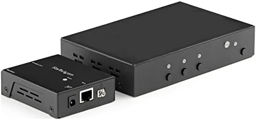 StarTech.com Удължител за HDMI за CAT6 с 3-пристанищен видеопереключателем, 4K 30Hz / 115ft в комплект с удължител HDMI HDBaseT,