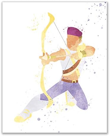 Акварелни Щампи за плакати She-Ra и the Princesses of Power - Комплект от 4 (8x10) и Рисунки на стена в стил рестартиране на
