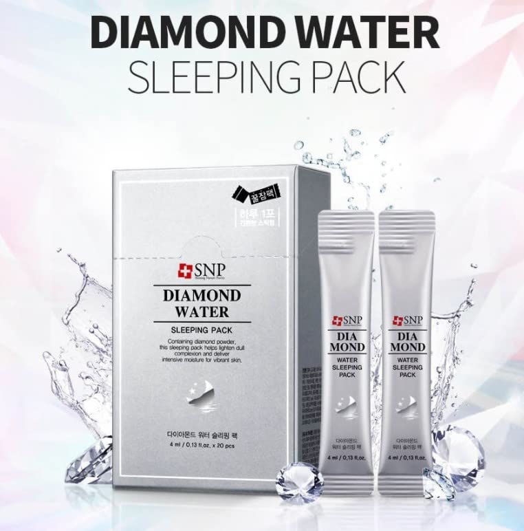 SNP Diamond Water Sleeping Pack Вид на Стик за сън 4 мл * 20pcs