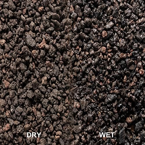 Пелети от черна лава камъни за Пълнене на Вази стайни растения, Аквариуми, Речни камъни за външно озеленяване. (2,2 кг)