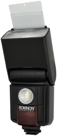 Rokinon D970VL-C TTL светкавица с цифрово увеличение и осветление за видео за Canon (черен)