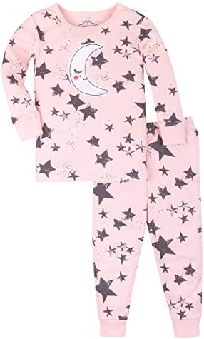 Пижами Lamaze Organic Baby За малки момиченца с дълъг ръкав В плътно прилепнали