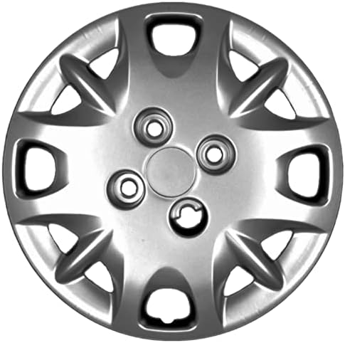 Комплект Copri от 4 Джанти Накладки 13-Инчов Сребрист цвят, Крепящихся заключи, Подходящ за Nissan