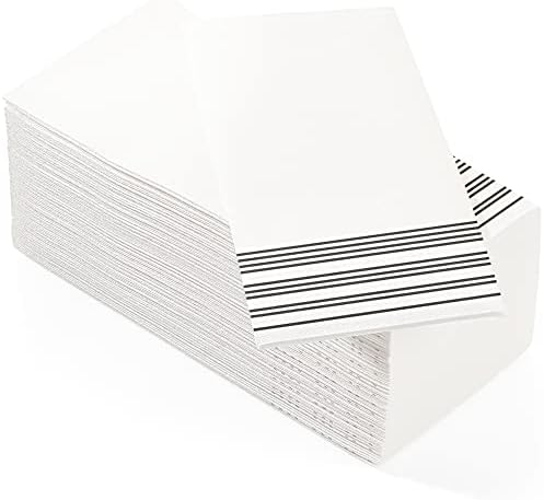 TYH Доставя 100 Опаковки за Еднократна употреба, Декоративни кърпи за ръце за баня | Меки Абсорбиращи Хартиени салфетки, Подобни на бельо,
