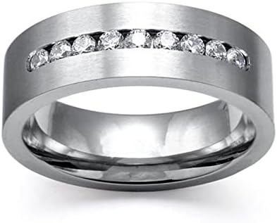 Набор от Годежни Пръстени с Принцеса, Набор от Сватбени пръстени за Младоженци, Пасианс, Бели Реколта Сребърни Пръстени С Обещанието За Годишнина