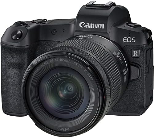 Беззеркальная фотоапарат Canon EOS R с обектив 24-105 мм f / 4-7.1 (3075C032) + Карта с памет 64 GB + чанта + Cardreader + Гъвкав статив +