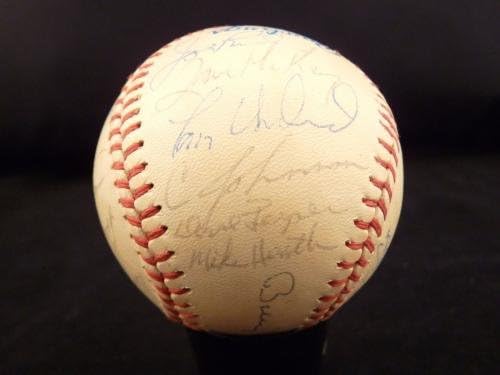 1982 Отбор А Подписа Гарантиран PSA топката x29 OAL Ball Били Рики Мартин Хендерсону - Бейзболни топки с автографи