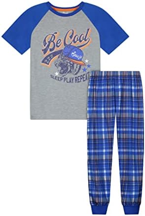 Комплекти пижам за момчета Sleep On It, Панталони и тениска, Летни Пижамные Панталони и риза за сън от 4 теми, Комплекти Дрехи