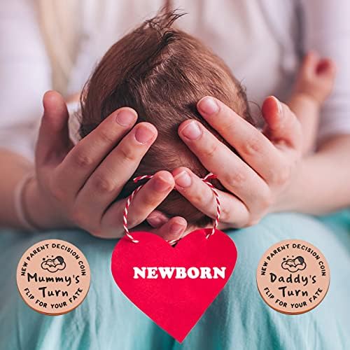 okkoCoin Забавно Монета за вземането на родителски решения, Подаръци за Нови родители, Подаръци за бременни за Първи Път, Подаръци