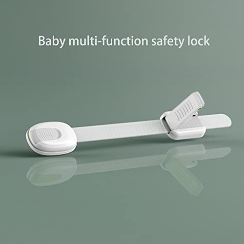 Лесни за инсталиране на ключалки за шкафове Nitems за бебета с лепило за врати и кухненски шкафове, хладилници седалките, казанчета,