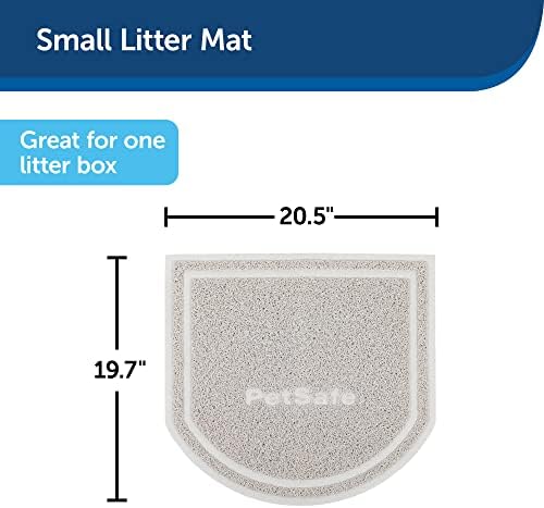 Подложка за боклук PetSafe срещу слеживания - Улавя бучки кристал и глина в кошачьем тоалетна - Здрав мрежест материал - Мат